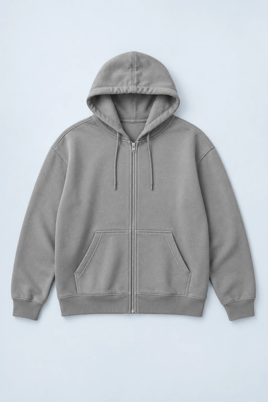 Stone grey Stone Grey Full-zip Hoodie
